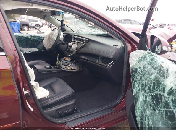 4T1BK1EB1GU227697 2016 TOYOTA AVALON Burgundy Вид салону спереду