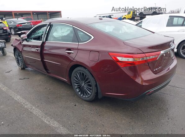 4T1BK1EB1GU227697 2016 TOYOTA AVALON Burgundy Задня ліва чверть