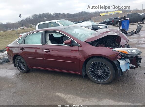 4T1BK1EB1GU227697 2016 TOYOTA AVALON Burgundy Вид щитка приладів