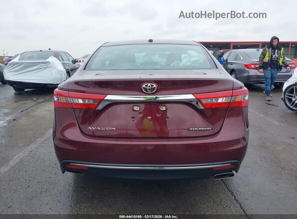 4T1BK1EB1GU227697 2016 TOYOTA AVALON Burgundy 
