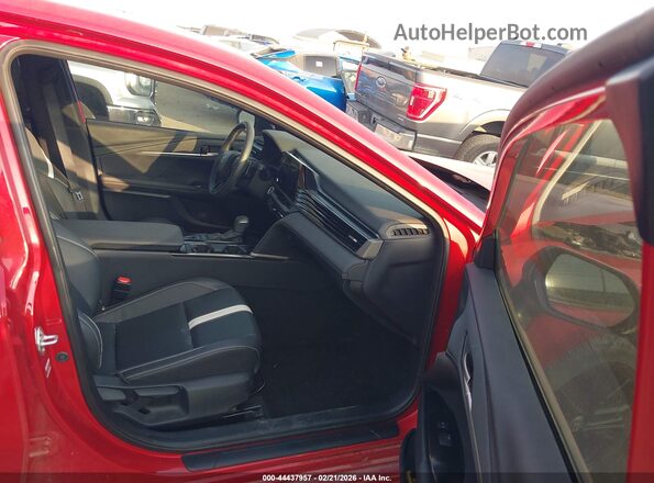 4T1DAACK0SU003571 2025 TOYOTA CAMRY Red Սալոնի դիմացի տեսք