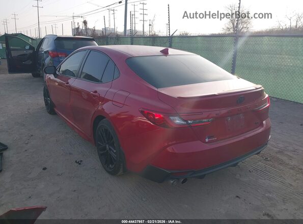 4T1DAACK0SU003571 2025 TOYOTA CAMRY Red Հետևի ձախ