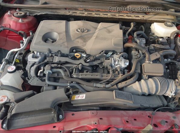 4T1DAACK0SU003571 2025 TOYOTA CAMRY Red Հետևի տեսք