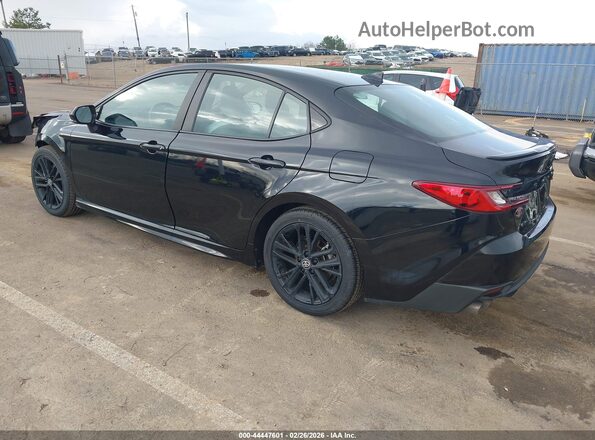 4T1DAACK1SU037082 2025 TOYOTA CAMRY Black Rear left