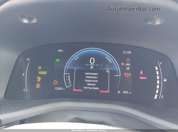 4T1DAACK2SU610684 2025 TOYOTA LE Blue Հետևի նստատեղերի տեսք