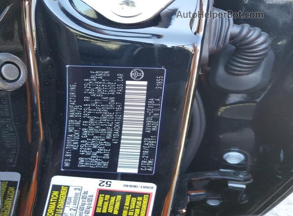 4T1DAACK4TU211647 2026 TOYOTA CAMRY Black 