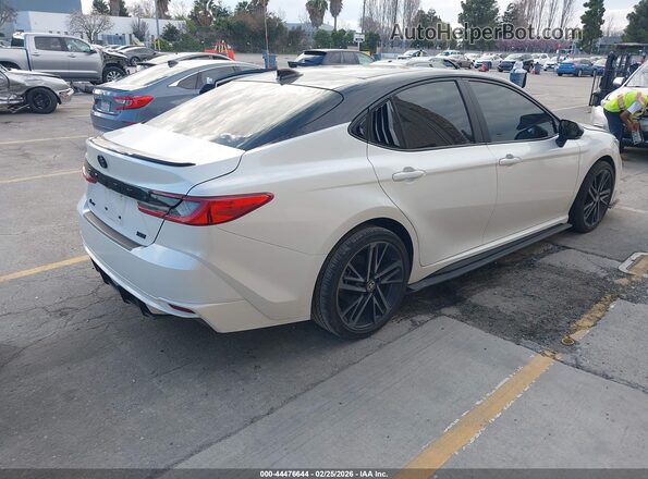 4T1DAACK6SU082891 2025 TOYOTA CAMRY Белый Задняя правая четверть