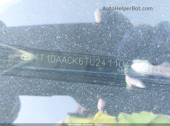 4T1DAACK6TU241104 2026 TOYOTA LE Синий 