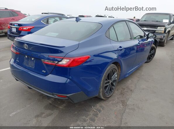 4T1DAACK7SU144511 2025 TOYOTA CAMRY Синий Задняя правая четверть