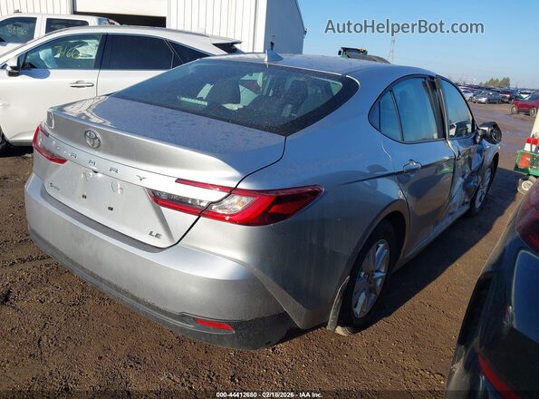 4T1DAACK8SU625089 2025 TOYOTA LE Silver უკანა მარჯვენა