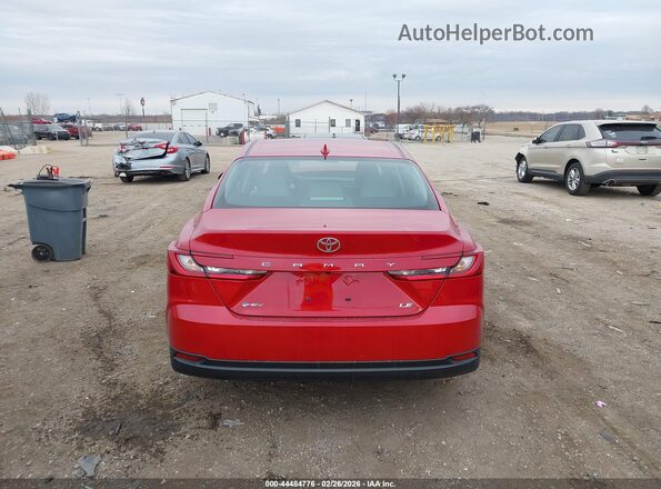4T1DAACK8TU213174 2026 TOYOTA LE Red 