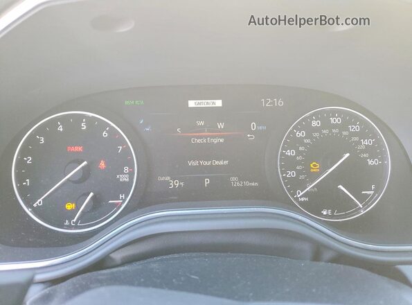 4T1FZ1FB1LU039719 2020 TOYOTA AVALON Белый 