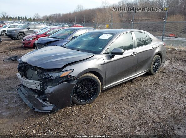 4T1G11AK3MU474536 2021 TOYOTA CAMRY Gray Передня ліва чверть