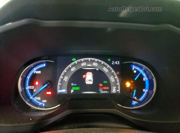 4T3D6RFV0NU091751 2022 TOYOTA LIMITED Silver Instrument cluster view