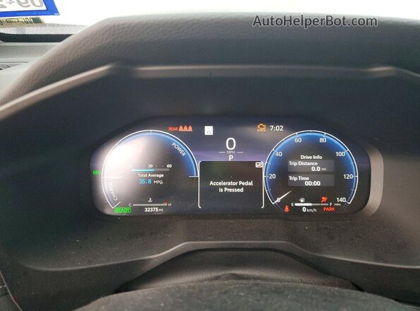 4T3D6RFVXPU121857 2023 TOYOTA LIMITED White Instrument cluster view