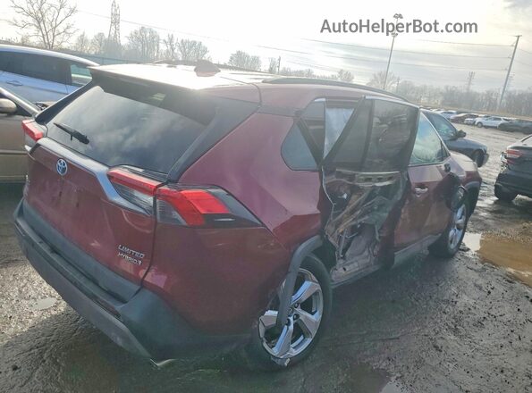 4T3DWRFV0LU006372 2020 TOYOTA LIMITED Red Задня права чверть