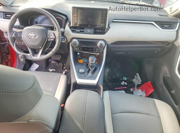 4T3DWRFV0LU006372 2020 TOYOTA LIMITED Red Вид панелі приладів