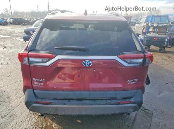 4T3DWRFV0LU006372 2020 TOYOTA LIMITED Red Вид ззаду