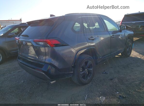 4T3E6RFV0MU063824 2021 TOYOTA RAV4 HYBRID Gray Rear right