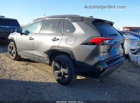 4T3E6RFV0MU063824 2021 TOYOTA RAV4 HYBRID Gray Rear left