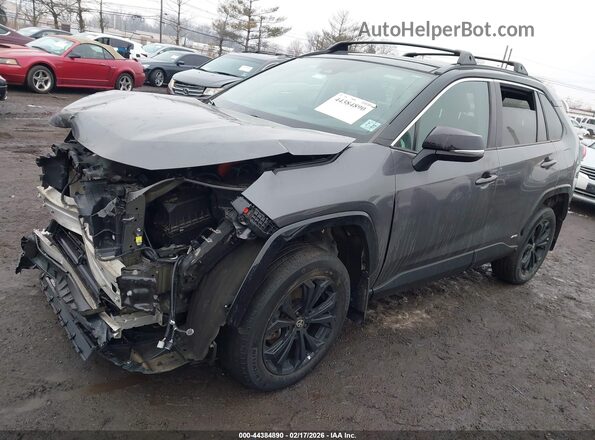 4T3E6RFV1NU091259 2022 TOYOTA RAV4 HYBRID Gray Vista tres cuartos delantera izquierda