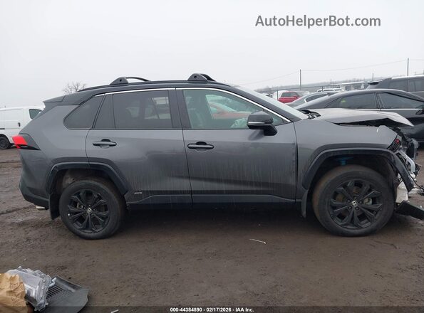4T3E6RFV1NU091259 2022 TOYOTA RAV4 HYBRID Gray Vista interior trasera