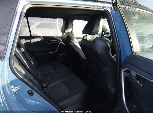4T3E6RFV4NU085360 2022 TOYOTA RAV4 HYBRID Синий Вид наклейки с VIN-кодом