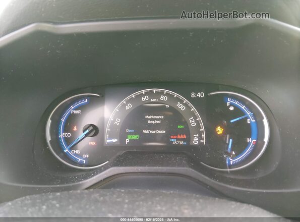 4T3E6RFV4NU085360 2022 TOYOTA RAV4 HYBRID Синий Вид задних сидений