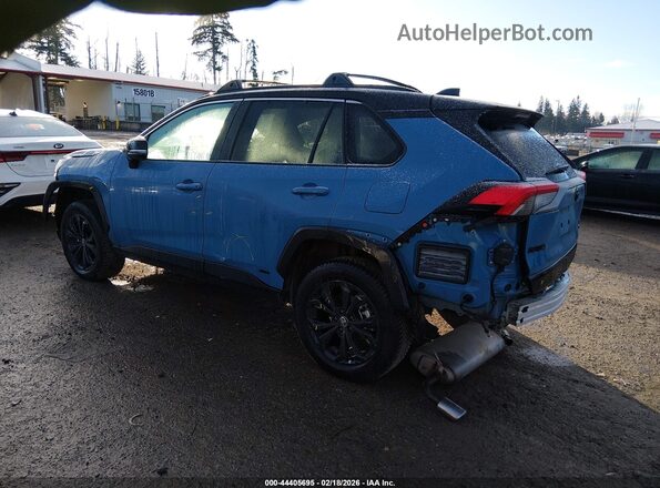4T3E6RFV4NU085360 2022 TOYOTA RAV4 HYBRID Синий Задняя левая четверть