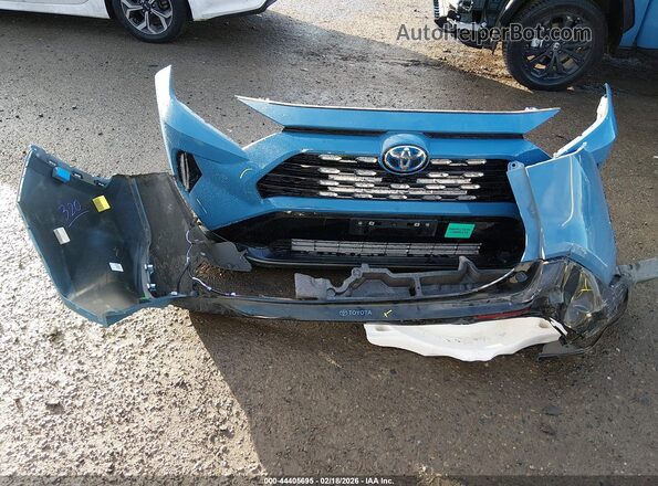 4T3E6RFV4NU085360 2022 TOYOTA RAV4 HYBRID Синий Вид щитка приборов