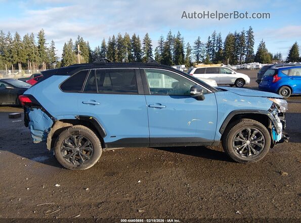 4T3E6RFV4NU085360 2022 TOYOTA RAV4 HYBRID Синий Панорамный вид салона 360°
