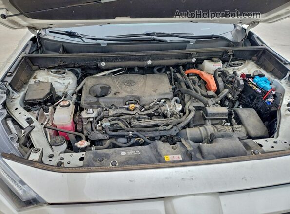 4T3E6RFV4NU099291 2022 TOYOTA RAV4 White Engine compartment view