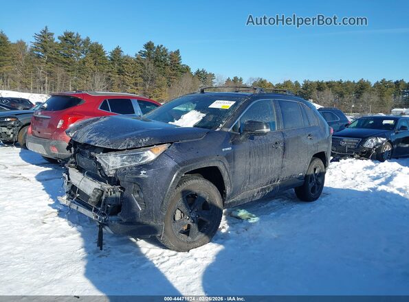 4T3E6RFV5MU017762 2021 TOYOTA RAV4 HYBRID Navy Front left
