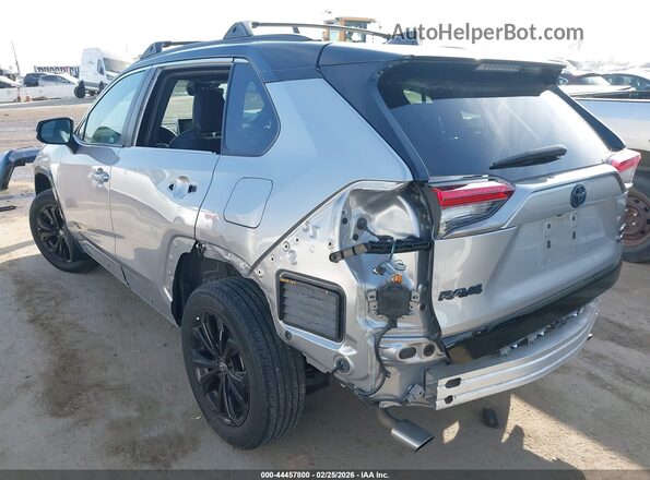 4T3E6RFV5NU077090 2022 TOYOTA RAV4 HYBRID Gray Rear left