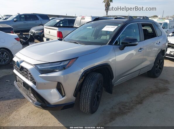 4T3E6RFV5NU077090 2022 TOYOTA RAV4 HYBRID Gray Front left