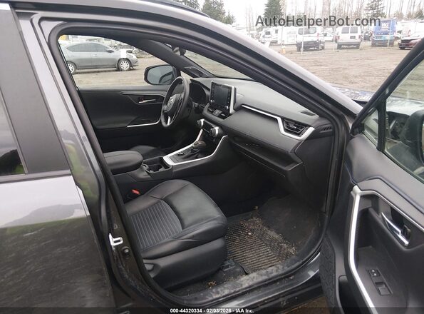 4T3E6RFV8MU047418 2021 TOYOTA RAV4 HYBRID Gray Front interior view