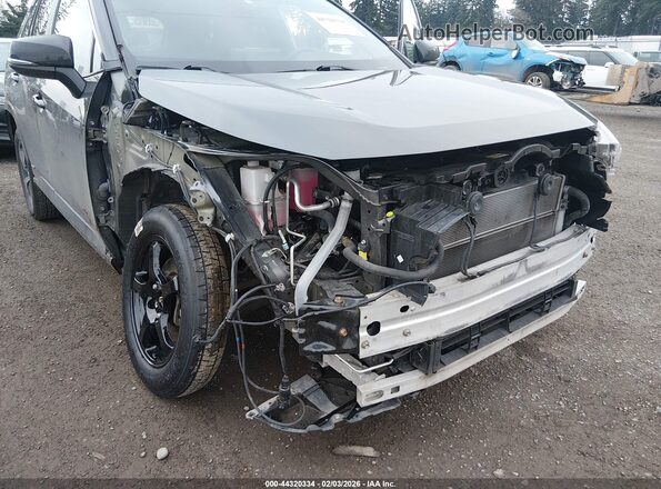 4T3E6RFV8MU047418 2021 TOYOTA RAV4 HYBRID Gray Front view
