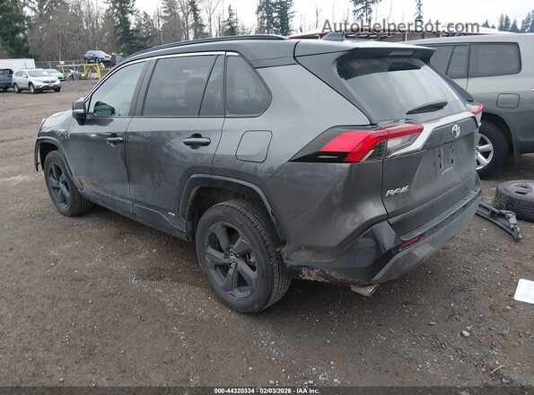 4T3E6RFV8MU047418 2021 TOYOTA RAV4 HYBRID Gray Rear left