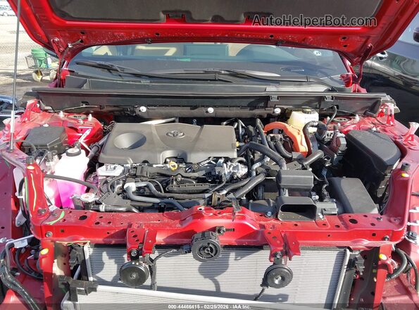 4T3LWRFV6SU212967 2025 TOYOTA LE Red Widok z tyłu
