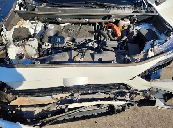 4T3T6RFV0NU097349 2022 TOYOTA RAV4 White უკანა სალონის ხედი