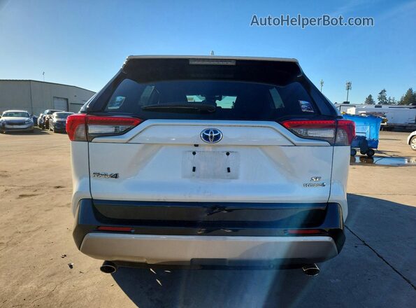 4T3T6RFV0NU097349 2022 TOYOTA RAV4 White უკანა ხედი