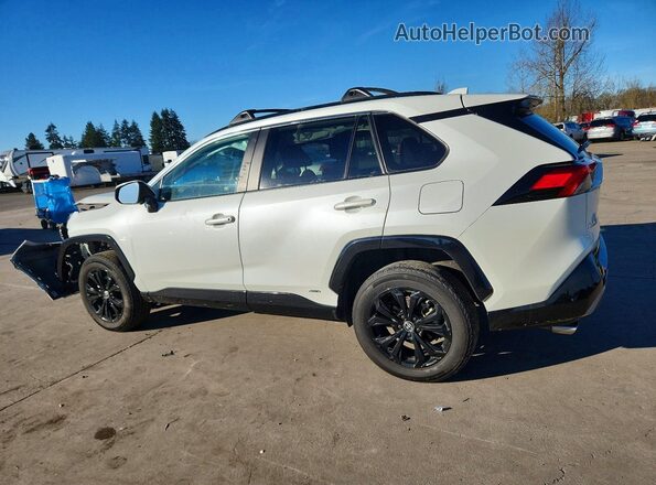 4T3T6RFV0NU097349 2022 TOYOTA RAV4 White უკანა მარცხენა