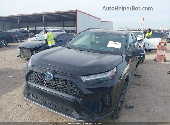 4T3T6RFV4NU081610 2022 TOYOTA RAV4 HYBRID Black Vista tres cuartos delantera izquierda