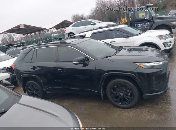 4T3T6RFV5NU094009 2022 TOYOTA RAV4 HYBRID Black Սալոնի հետևի տեսք