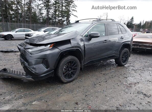4T3T6RFV7PU116725 2023 TOYOTA RAV4 HYBRID Gray Առջևի ձախ երեք քառորդ տեսարան
