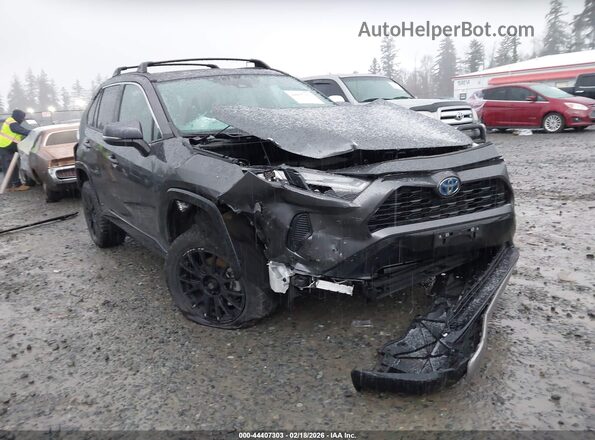 4T3T6RFV7PU116725 2023 TOYOTA RAV4 HYBRID Gray Դիմացի տեսք