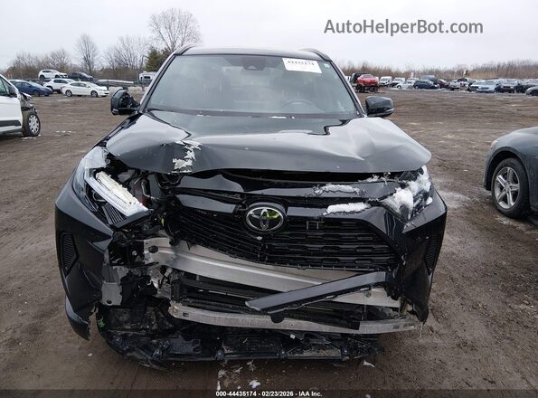 4T3T6RFV7SU183026 2025 TOYOTA RAV4 HYBRID Black Widok zestawu wskaźników