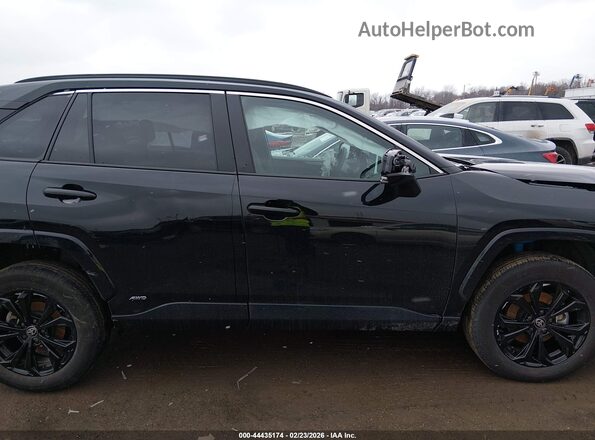 4T3T6RFV7SU183026 2025 TOYOTA RAV4 HYBRID Black Widok wnętrza z tyłu