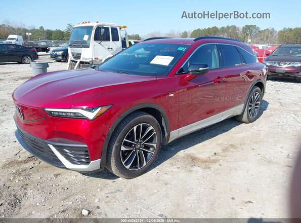 4W5KHNRL0RZ508282 2024 ACURA ZDX Red წინა მარცხენა ხედი სამი მეოთხედიდან