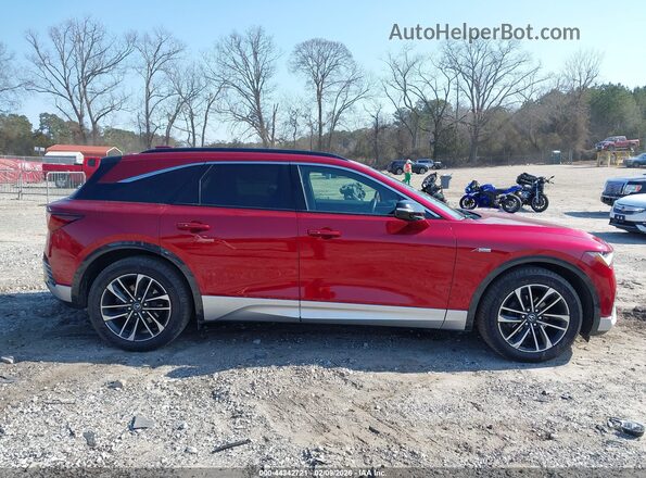 4W5KHNRL0RZ508282 2024 ACURA ZDX Red უკანა სალონის ხედი